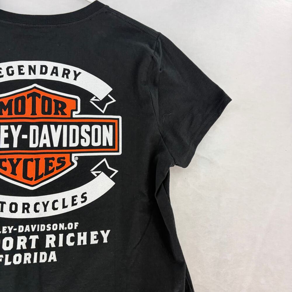 New Harley-Davidson New Port Richey Florida Eagle Graphic T-Shirt Size L - Picture 12 of 16